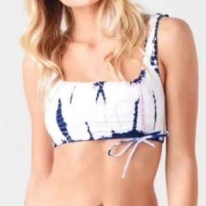 L*Space Liberty Tie Dye Wilder Bikini Swimsuit Top Size XS New